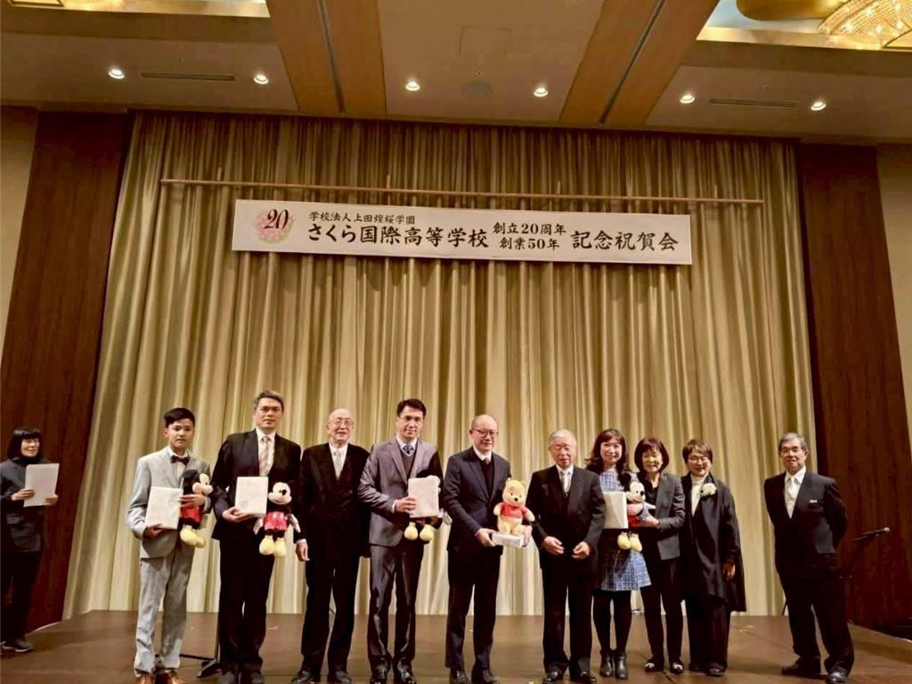 高雄三信家商赴日出席姊妹校周年慶 25年情誼深化國際教育合作