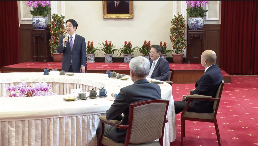 賴清德新春邀五院院長茶敘有用意 茶點透露玄機