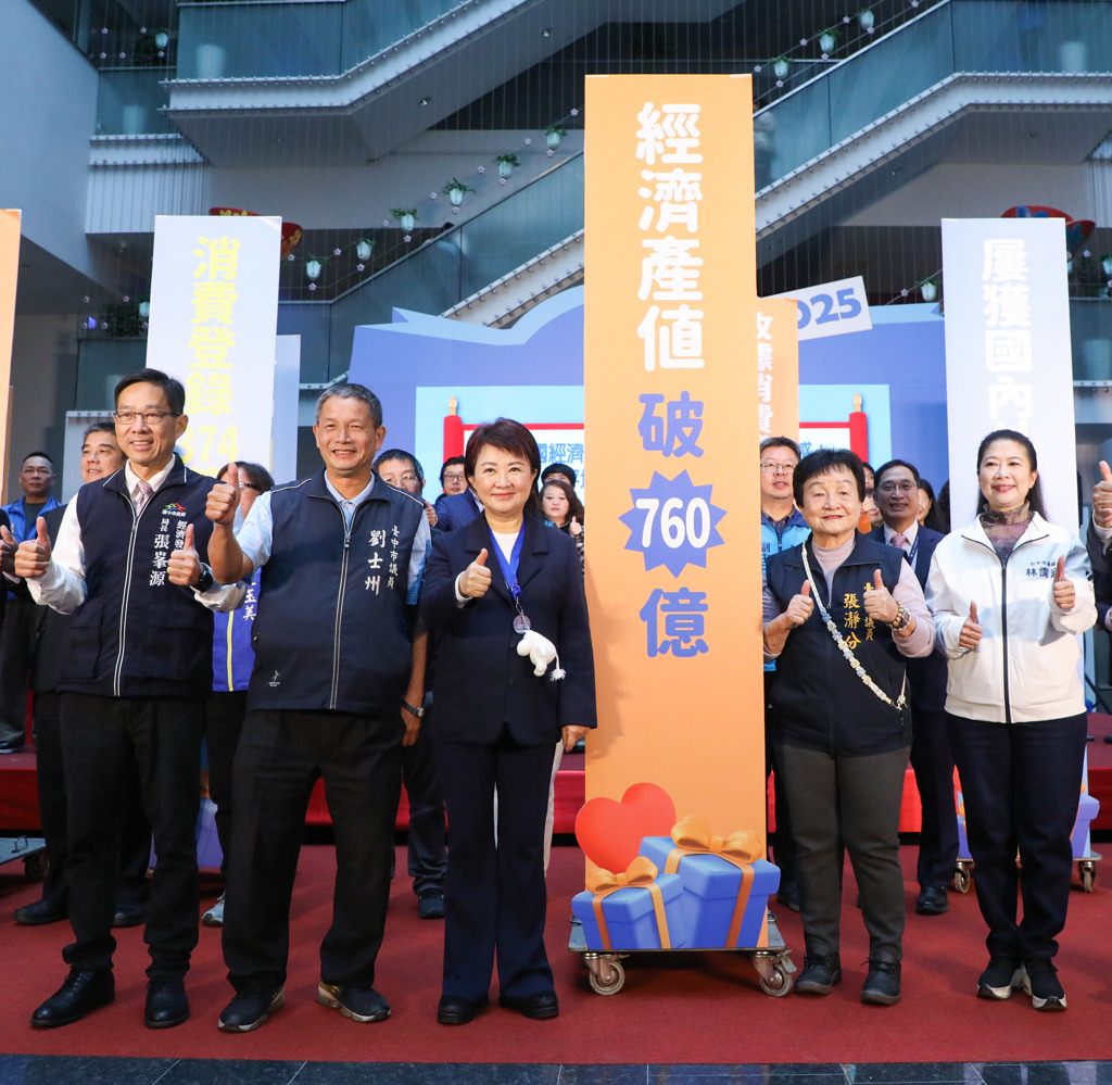 台中購物節帶動全國產值764億元 經濟動能再創高峰