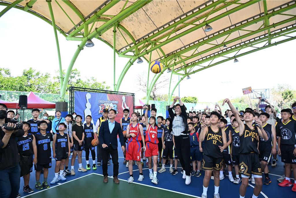首屆「卦山盃」三對三籃球賽登場 115隊今日一較高下