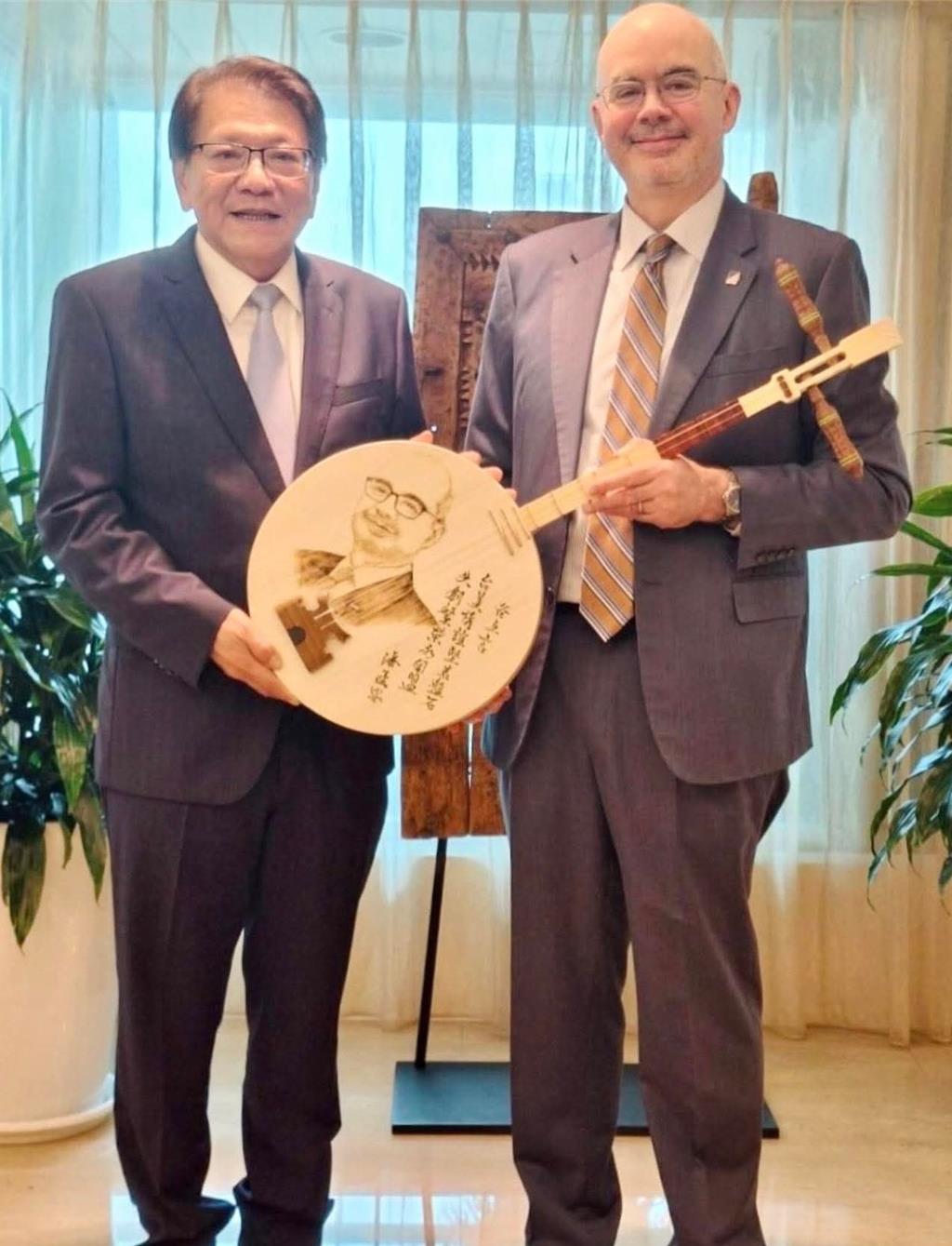 谷立言與潘孟安會面 討論打造台美緊密夥伴關係