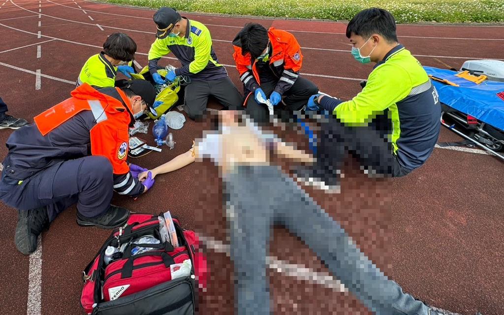 跑步4圈突倒地 新竹高中生致死性心律不整 鬼門關前救回