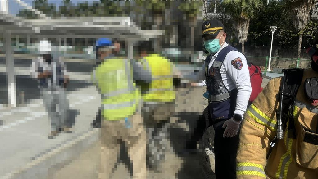 高雄美式大賣場工地 2工人地下室身體不適急送醫