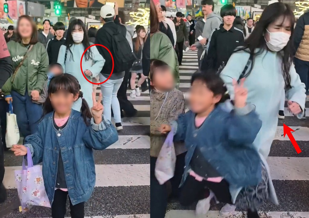 澀谷撞飛台灣女童 日本大媽被肉搜出是「慣犯」 本人狡辯一句