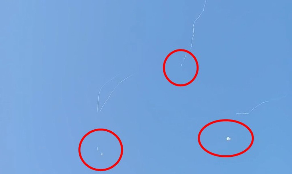 直擊》台男目擊杜拜上空飛彈狂射 凌晨轟炸緊急躲地下室