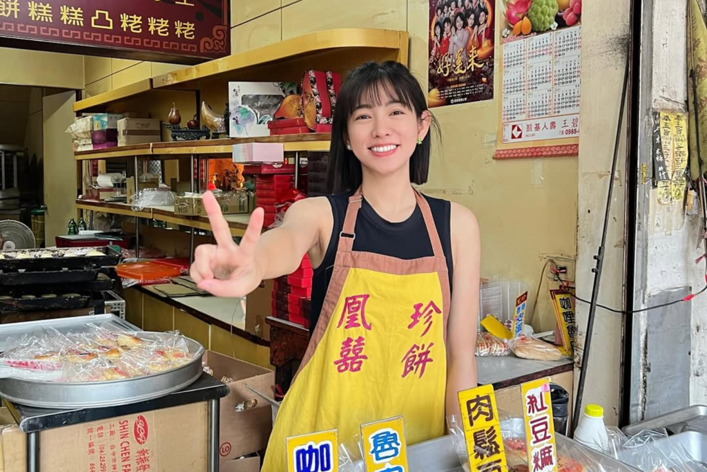 米可白連假回鹿港賣餅 親吐「當生意人的孩子」確實比較辛苦