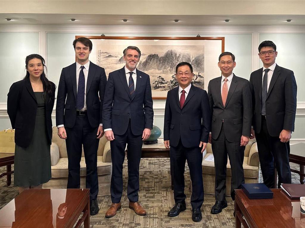 美APEC資深官員梅斯來訪 支持台灣平等、尊嚴與會