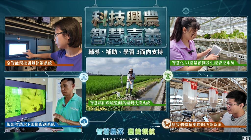 嘉義縣積極推廣智慧農業，已有許多成功案例。(嘉義縣政府提供／呂妍庭嘉義傳真)