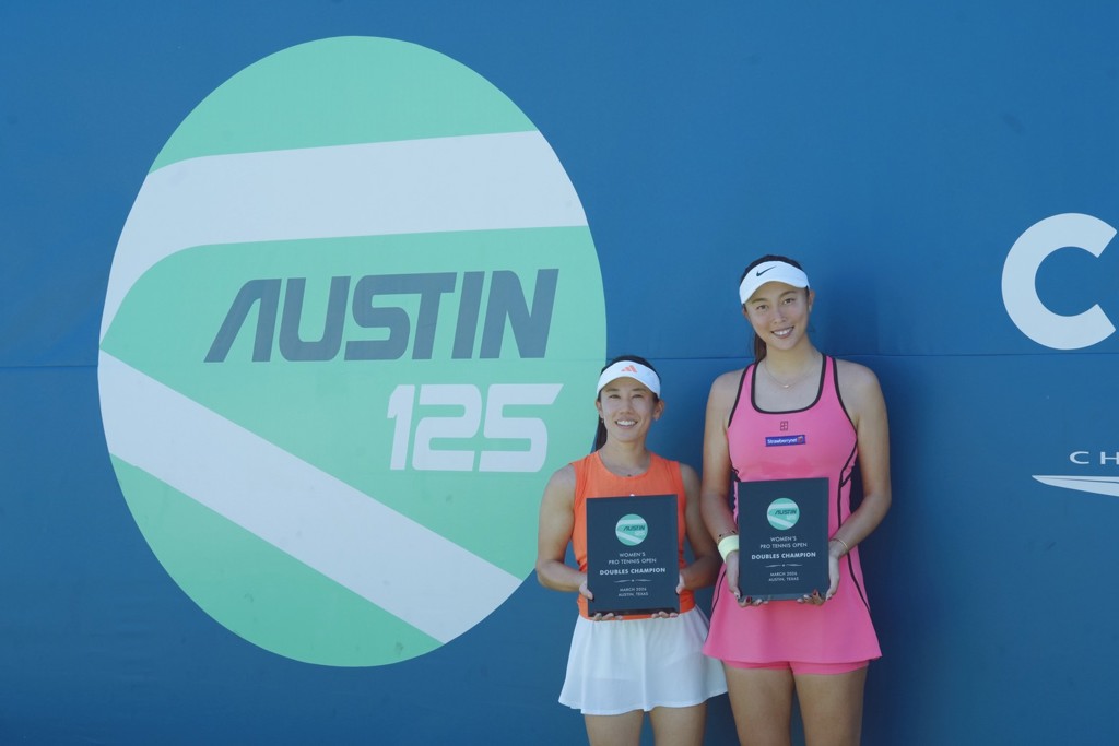 奧斯汀女網賽》詹皓晴攜手日將 本季首冠到手